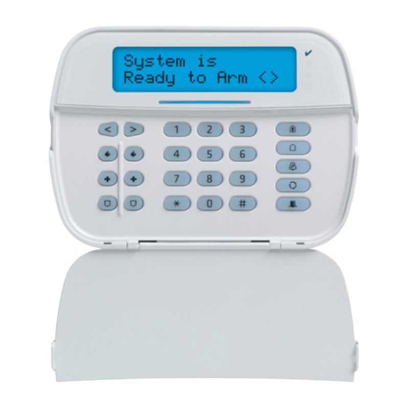 Teclado alfanumérico cableado con transceptor