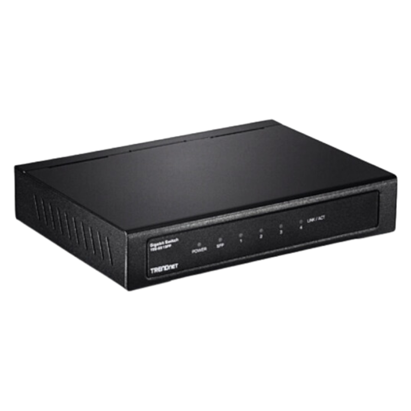 Switch No Administrable de 5 Puertos Gigabit