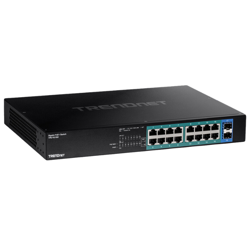 Switch No Administrable de 16 Puertos