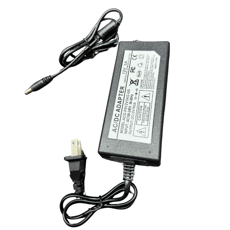 Fuente de Alto Rendimiento 12VDC 5A con Extensor