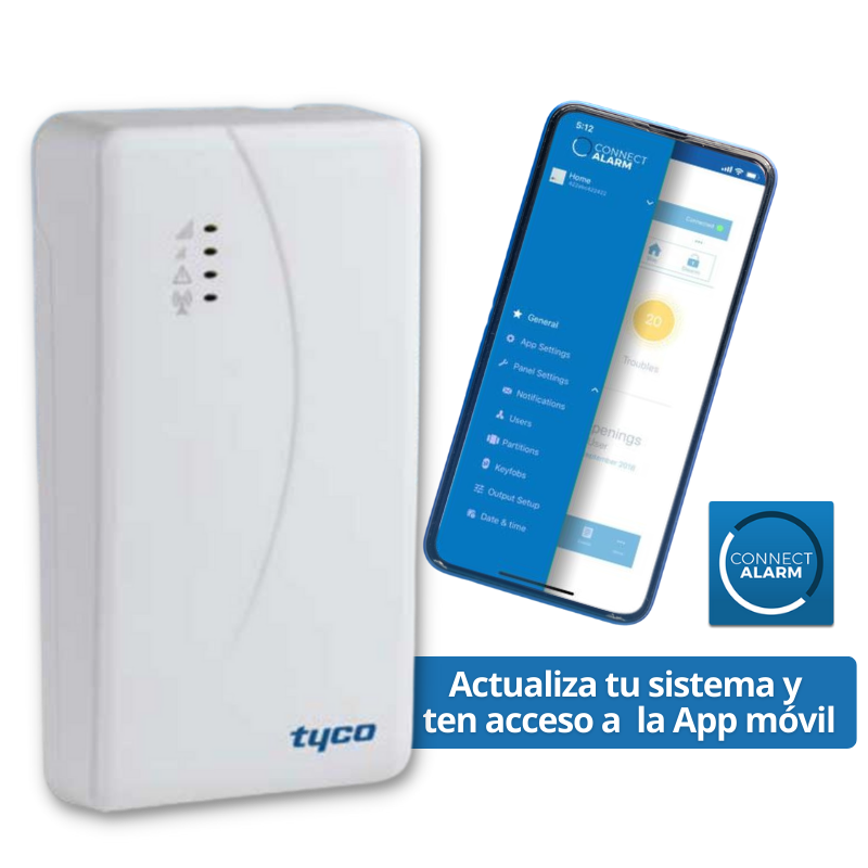 Comunicador universal de alarmas LTE – Ethernet