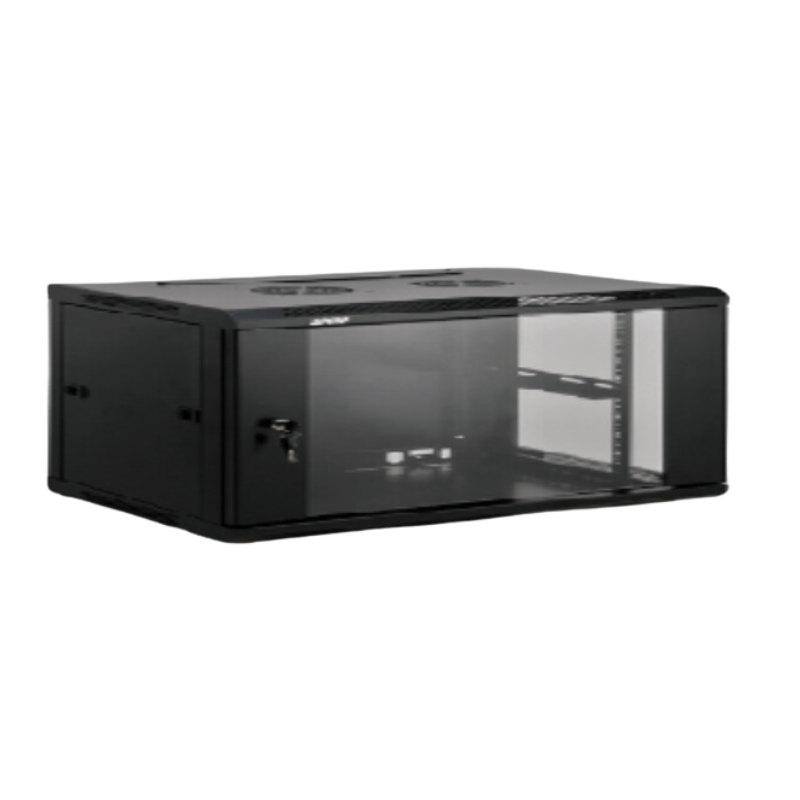 Rack aéreo 4U con puerta de vidrio