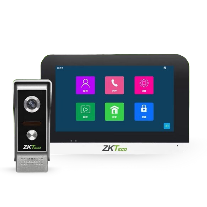 Kit video portero IP, monitor táctil 7", WiFi